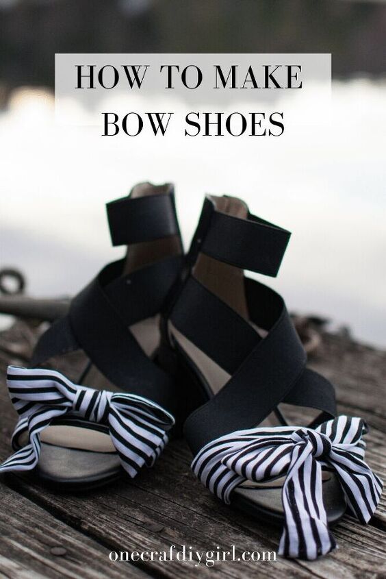 diy bow shoe tutorial
