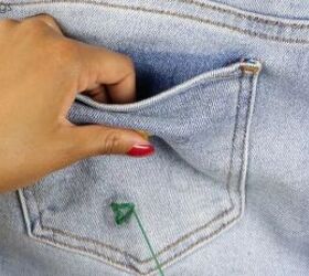 diy space embroidered denim jeans pocket