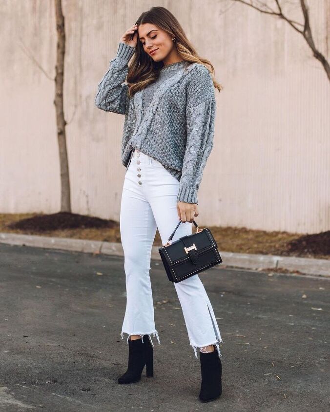14 amazing ways to customize your ordinary jeans, White jeans