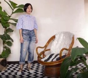 how to style mom jeans, How to style loose mom jeans