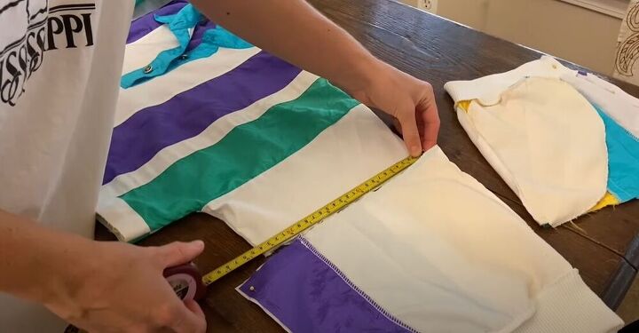 check out these diy clothing transformations, Measure the armhole