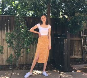 Make an Adorable Midi Skirt Totally From Scratch With This Tutorial