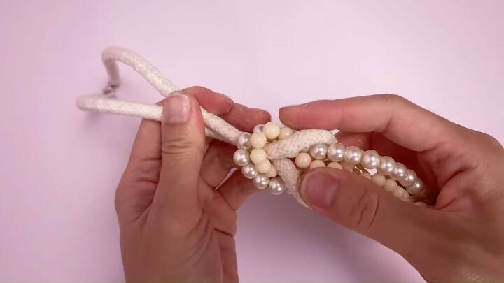 make your own version of the famous miu miu necklaces for cheap, DIY multi strand pearl necklace