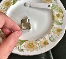 how to make a ring from broken china cup, Glue together