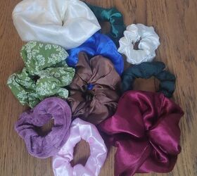 the easiest way to make a scrunchie with or without a sewing machine