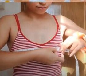 pretty diy shirred top, Measure your bust