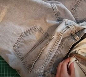 how to fix a jean button, Fix jean button