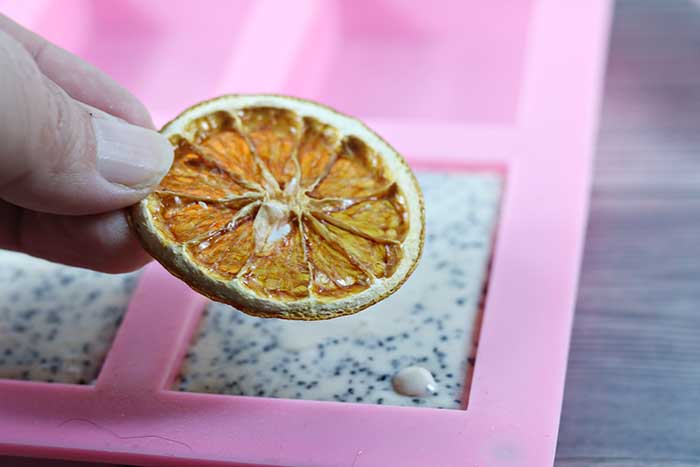 exfoliating orange slice soap recipe