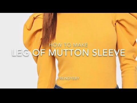 learn the tricks to sewing a stylish leg of mutton sleeve, Easy leg of mutton sleeve