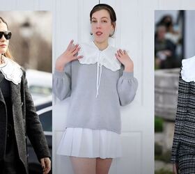 styling tips to look fabulous in an oversized collar, Wear over a coat