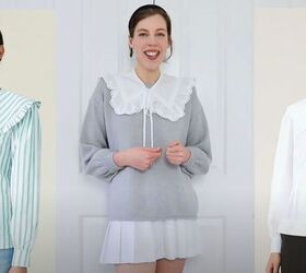 styling tips to look fabulous in an oversized collar, Wear a statement collar blouse