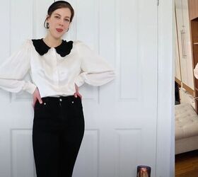 styling tips to look fabulous in an oversized collar, Wear a skirt