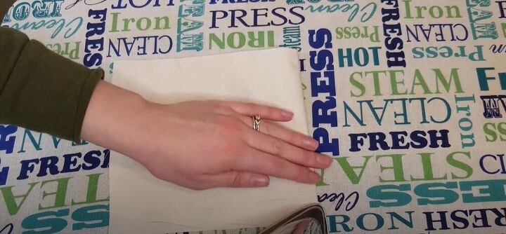 how to sew a french seam, Turn over and press