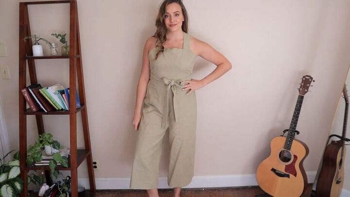 check out how i made a diy jumpsuit from scratch in this tutorial, Completed DIY jumpsuit