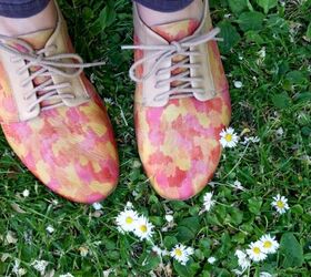 easy painterly shoe makeover