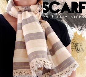 how to sew a cotton scarf in 3 easy steps