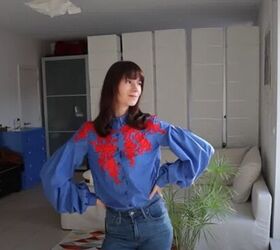 How to Make an Embroidered Lace Shirt