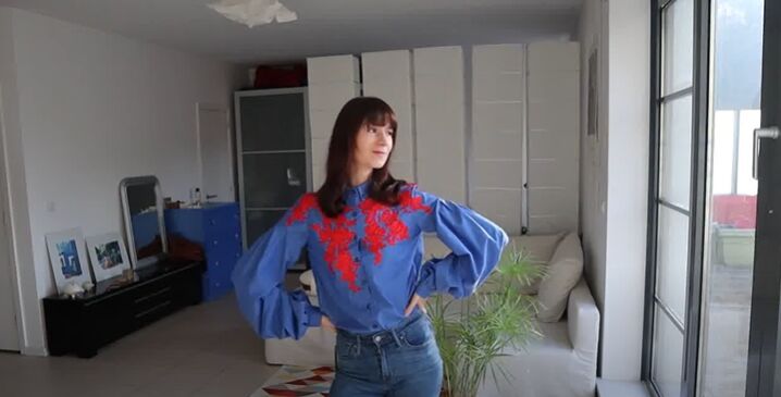 how to make an embroidered lace shirt, Embroidered lace shirt