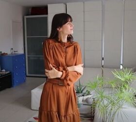 Sew a Perfect, Autumn Satin Dress