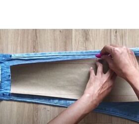 You'll be so glad you didn't toss your old jeans when you see this idea