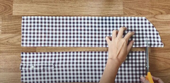 refashion an old shirt into a ruffle hem skirt, How to make a ruffle hem skirt