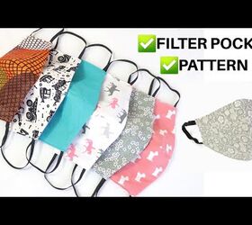 DIY Sewing Project - Facemask With a Filter Pocket