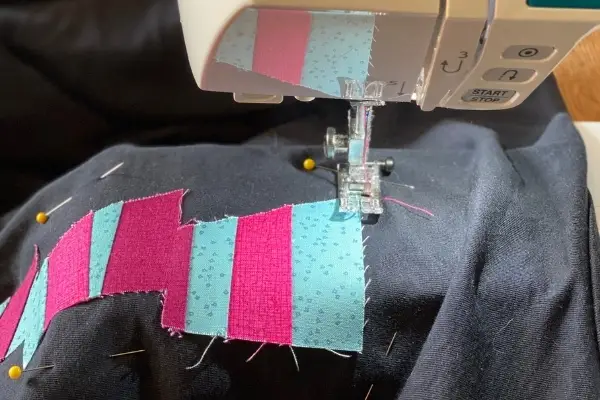 how to applique on a t shirt with free template