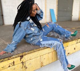 18 top ways to style your jean jacket, Denim on denim
