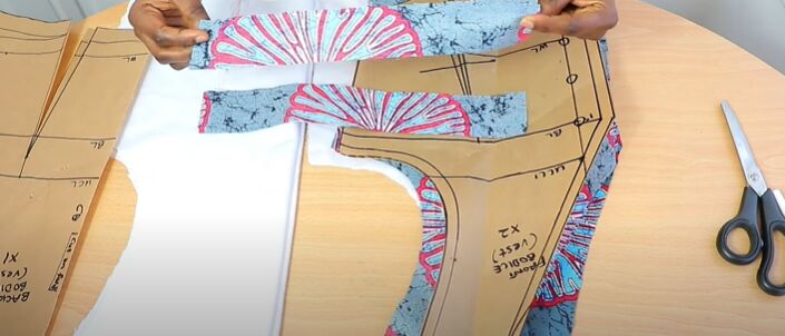 sew along with me to make an amazing waistcoat, Cut two strips