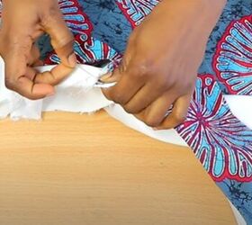 sew along with me to make an amazing waistcoat, Line up the fabric