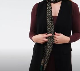 accentuate your waist with these effective ways to style a tight dress, Add a longline gilet