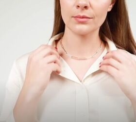 look and feel better with this 5 minute fashion makeover, Wear a necklace