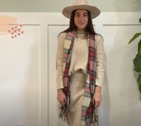 6 ways to style a blanket scarf, How to wear a blanket scarf