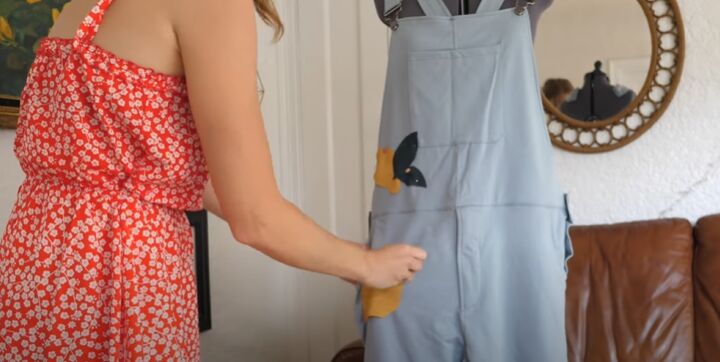 check out my upcycled line of swoveralls, Embellished overalls
