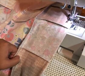 how to make a quilted coat out of fabric remnants