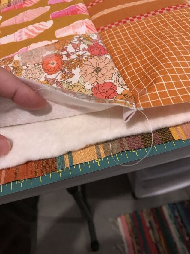 how to make a quilted coat out of fabric remnants