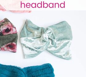 how to make a velvet twist headband
