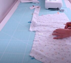 refashion a bedsheet into a 3 layer ruffle skirt, Sew a ruffle skirt