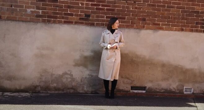 winter outfit inspo how to choose style and wear a trench coat, Choose the length