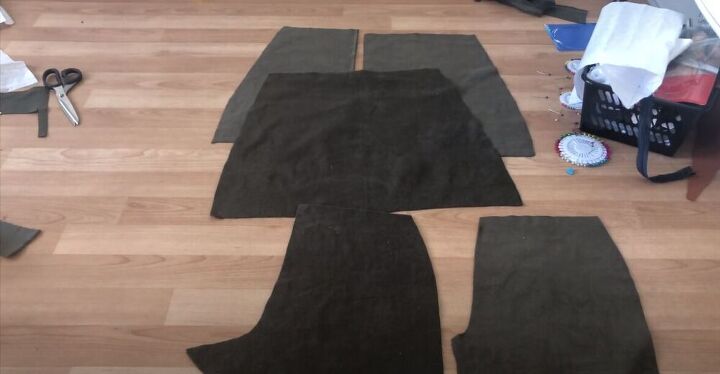 make a skort from scratch, Cut out all the pieces