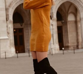 how to style high knee boots this winter