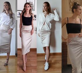 Wear 1 Satin Skirt 6 Ways | Upstyle