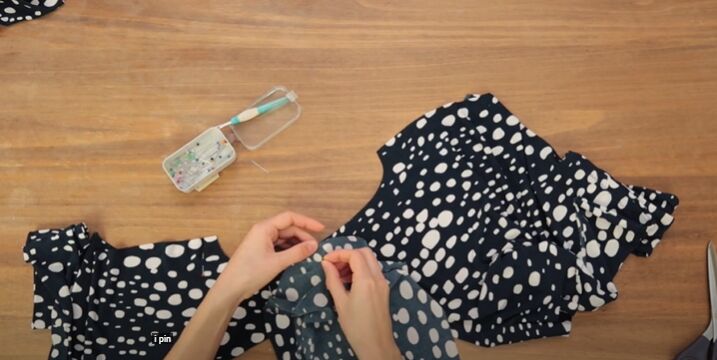 check out this wrap top sewing tutorial, Pin and sew