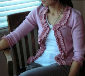 tutorial sweater to a make believe tweed jacket
