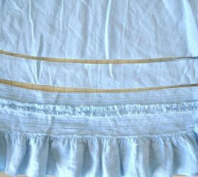 refashion long skirt to scalloped edge skirt