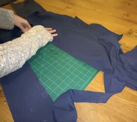 how to make a tote bag out of an old military uniform or jacket