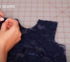 lace dress, Sew a knit wrap dress