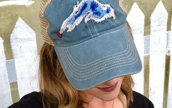 How To Upcycle An Old Hat With Custom Embroidery