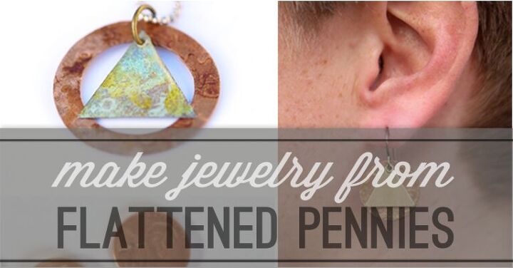 how to make jewelry from flattened pennies