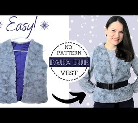 Quick and Easy: Faux Fur Vest Tutorial